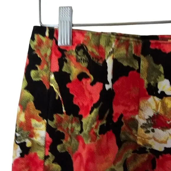 Vintage Patrick X Long Wrap Skirt size 10 Multicolor Floral - Picture 7 of 16